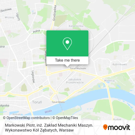 Карта Markowski Piotr, inż. Zakład Mechaniki Maszyn. Wykonawstwo Kół Zębatych