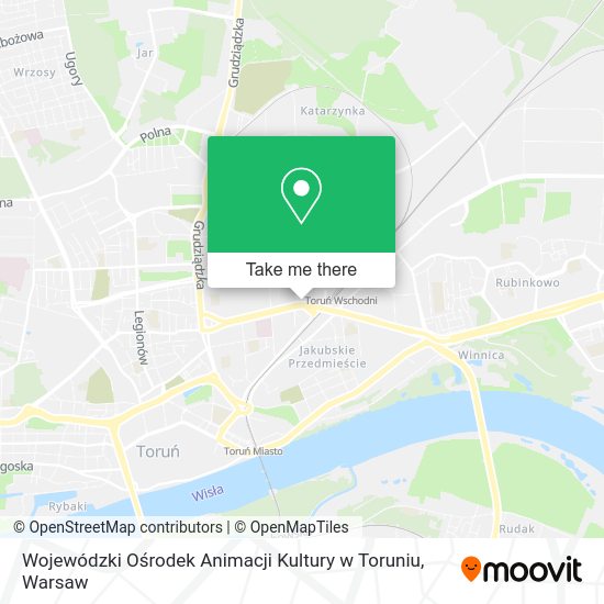 Wojewódzki Ośrodek Animacji Kultury w Toruniu map