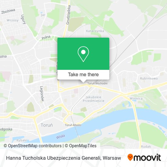 Hanna Tucholska Ubezpieczenia Generali map