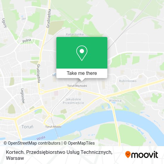 Карта Kortech. Przedsiębiorstwo Usług Technicznych