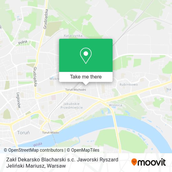 Zakł Dekarsko Blacharski s.c. Jaworski Ryszard Jeliński Mariusz map