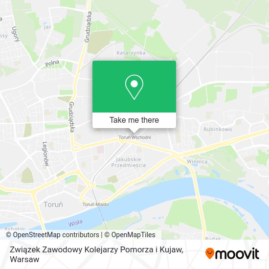 Карта Związek Zawodowy Kolejarzy Pomorza i Kujaw