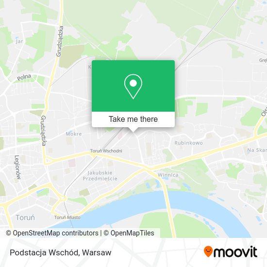 Podstacja Wschód map