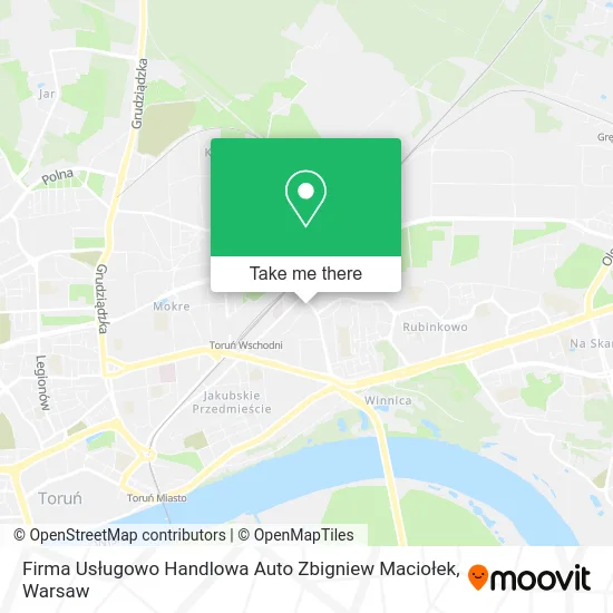 Firma Usługowo Handlowa Auto Zbigniew Maciołek map