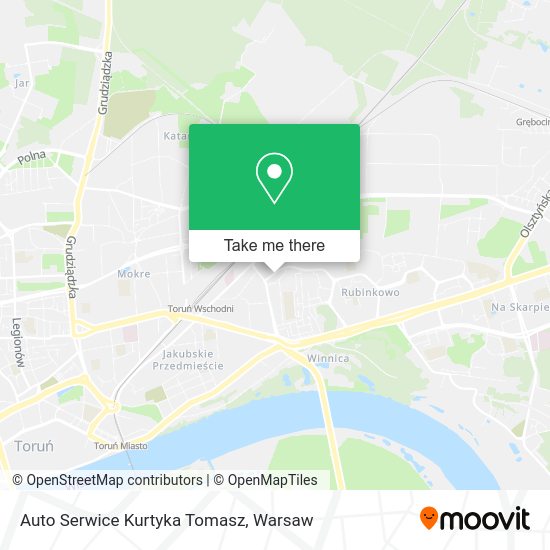 Auto Serwice Kurtyka Tomasz map