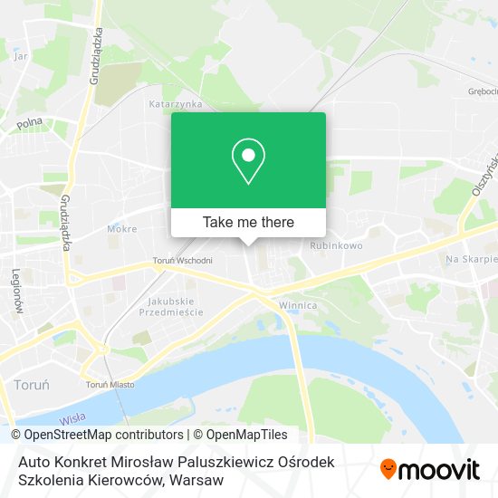 Auto Konkret Mirosław Paluszkiewicz Ośrodek Szkolenia Kierowców map