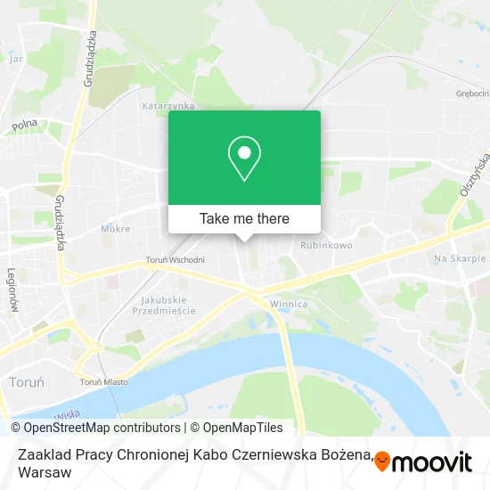 Zaaklad Pracy Chronionej Kabo Czerniewska Bożena map