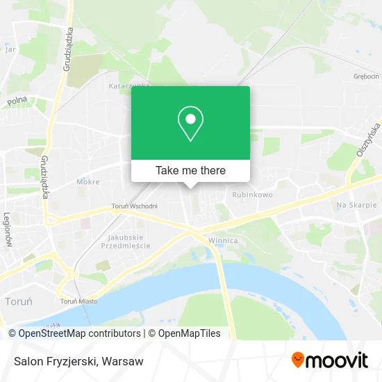 Salon Fryzjerski map