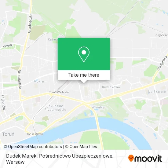 Dudek Marek. Pośrednictwo Ubezpieczeniowe map