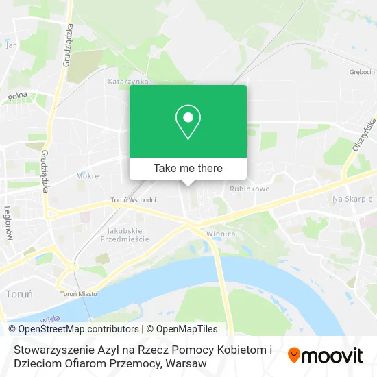 Stowarzyszenie Azyl na Rzecz Pomocy Kobietom i Dzieciom Ofiarom Przemocy map