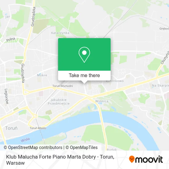 Карта Klub Malucha Forte Piano Marta Dobry - Torun