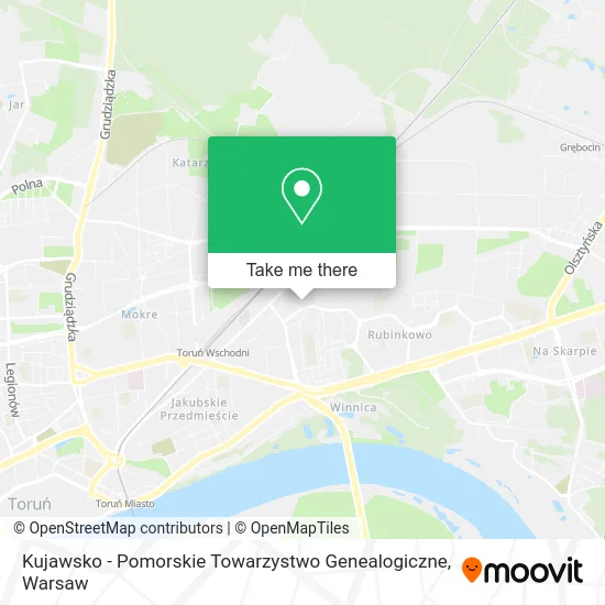 Kujawsko - Pomorskie Towarzystwo Genealogiczne map