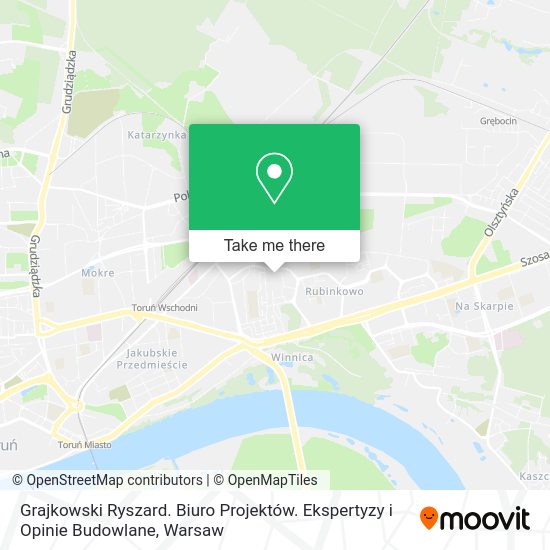 Grajkowski Ryszard. Biuro Projektów. Ekspertyzy i Opinie Budowlane map