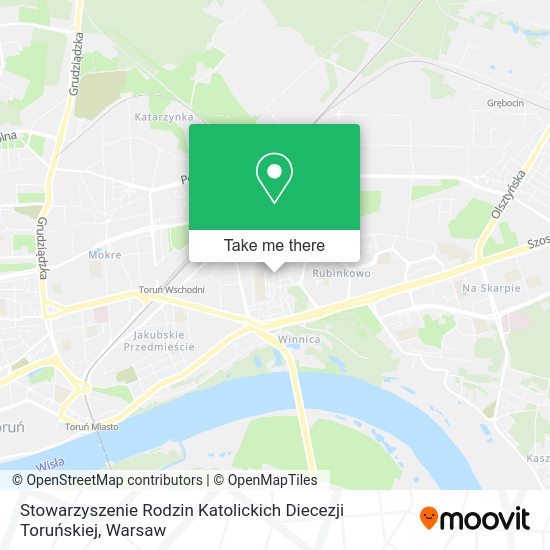 Stowarzyszenie Rodzin Katolickich Diecezji Toruńskiej map