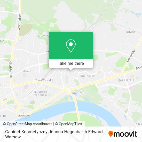 Карта Gabinet Kosmetyczny Joanna Hegenbarth Edward