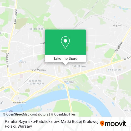 Карта Parafia Rzymsko-Katolicka pw. Matki Bożej Królowej Polski