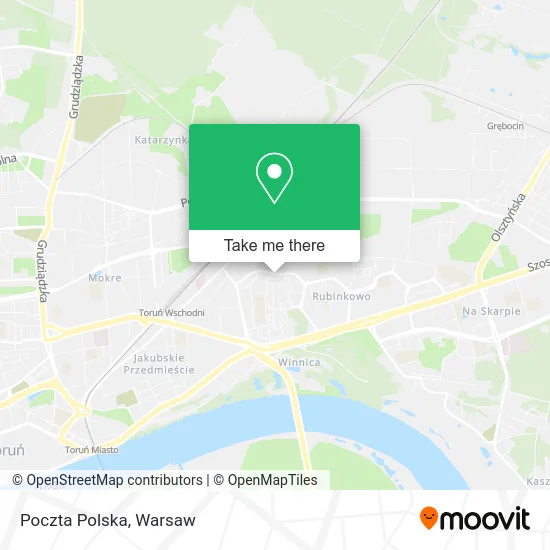 Poczta Polska map