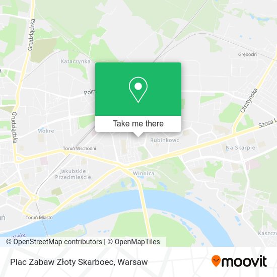 Plac Zabaw Złoty Skarboec map