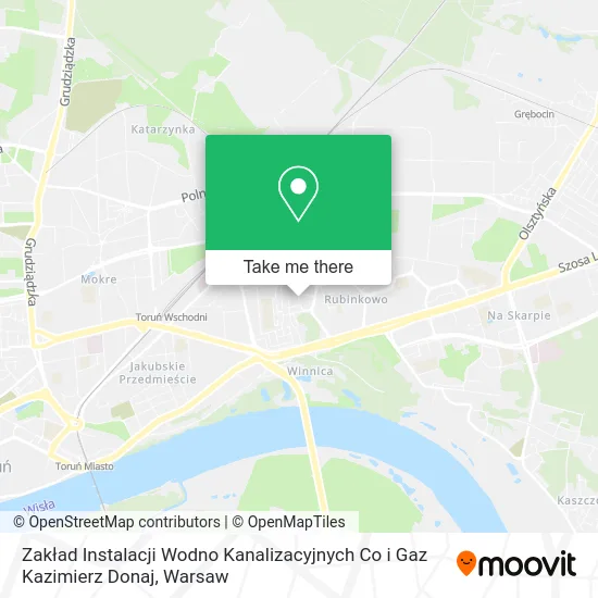Zakład Instalacji Wodno Kanalizacyjnych Co i Gaz Kazimierz Donaj map