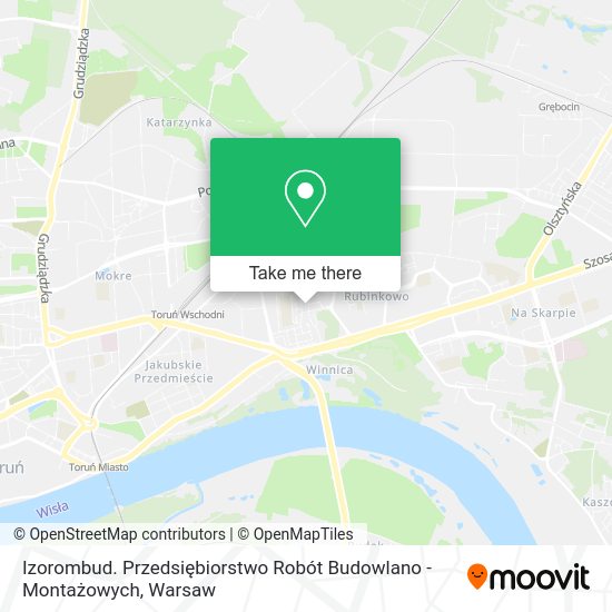 Izorombud. Przedsiębiorstwo Robót Budowlano - Montażowych map