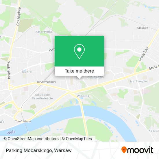 Parking Mocarskiego map