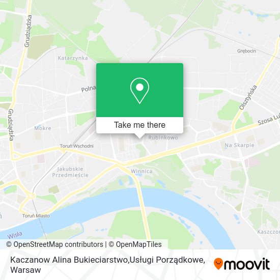 Kaczanow Alina Bukieciarstwo,Usługi Porządkowe map