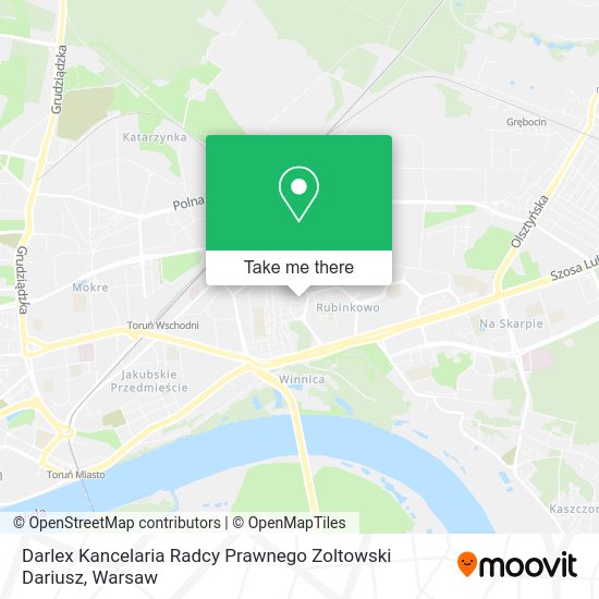 Карта Darlex Kancelaria Radcy Prawnego Zoltowski Dariusz