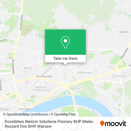 Doradztwo Nadzór Szkolenia Pomiary BHP Malec Ryszard Dns BHP map