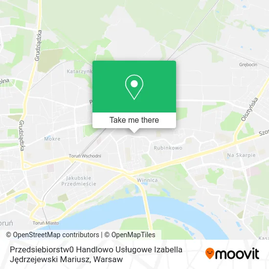 Карта Przedsiebiorstw0 Handlowo Usługowe Izabella Jędrzejewski Mariusz