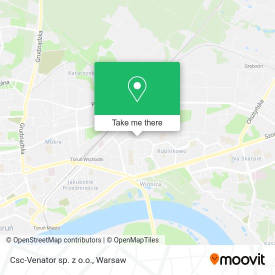 Csc-Venator sp. z o.o. map