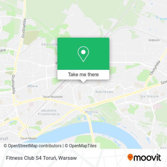 Карта Fitness Club S4 Toruń