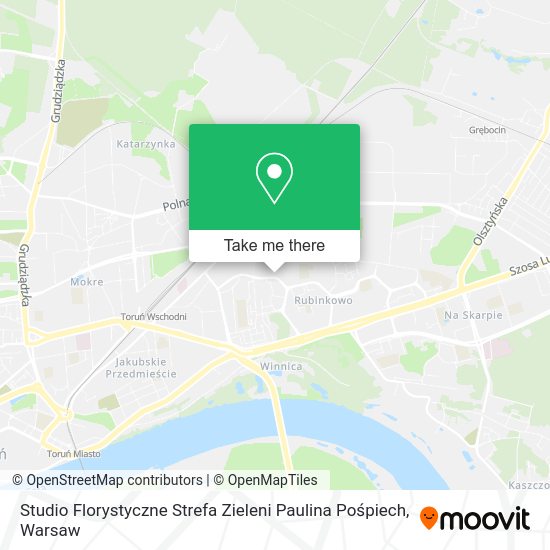 Studio Florystyczne Strefa Zieleni Paulina Pośpiech map