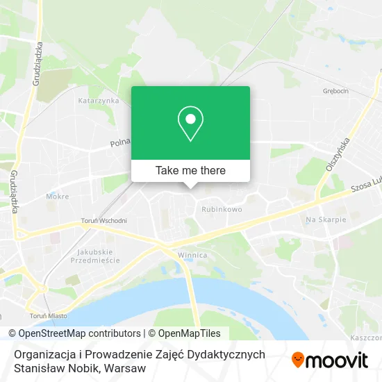 Organizacja i Prowadzenie Zajęć Dydaktycznych Stanisław Nobik map