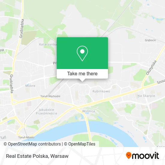 Real Estate Polska map