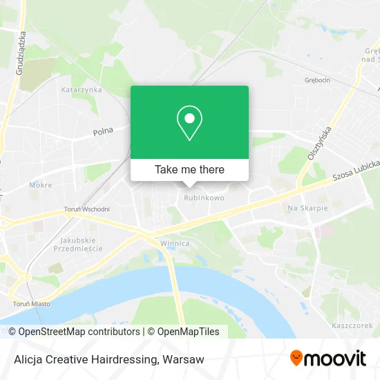Alicja Creative Hairdressing map