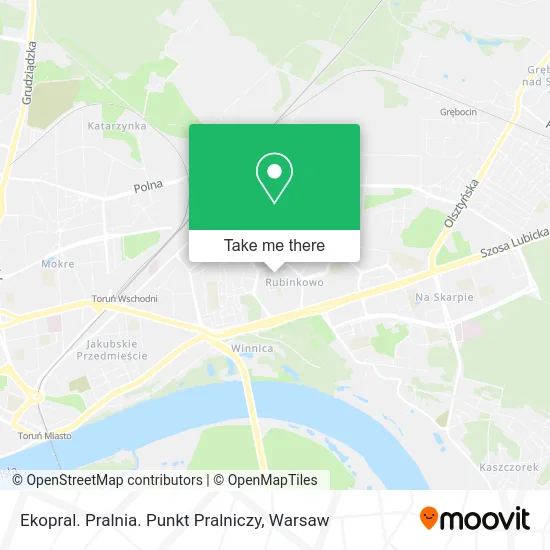 Ekopral. Pralnia. Punkt Pralniczy map