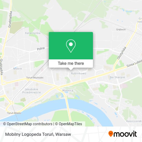 Mobilny Logopeda Toruń map