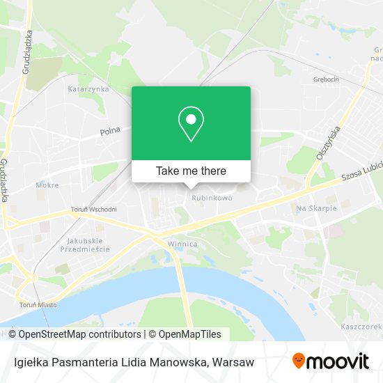 Карта Igiełka Pasmanteria Lidia Manowska