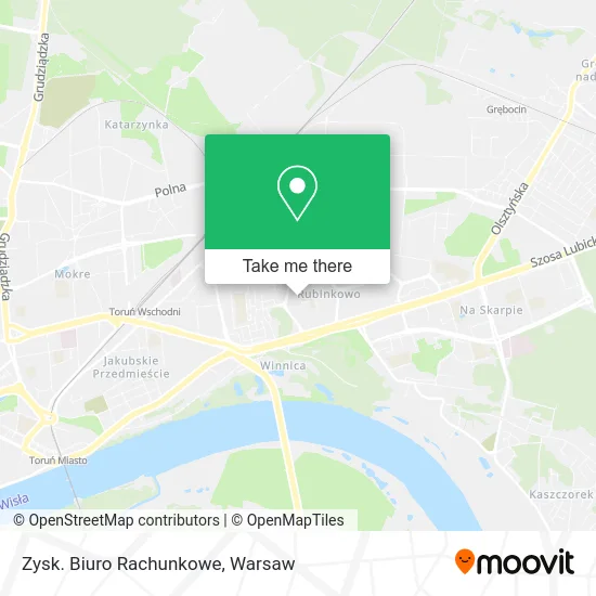 Карта Zysk. Biuro Rachunkowe