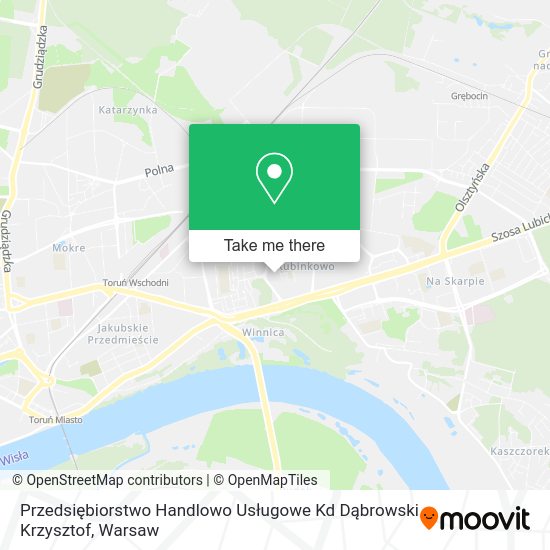 Przedsiębiorstwo Handlowo Usługowe Kd Dąbrowski Krzysztof map