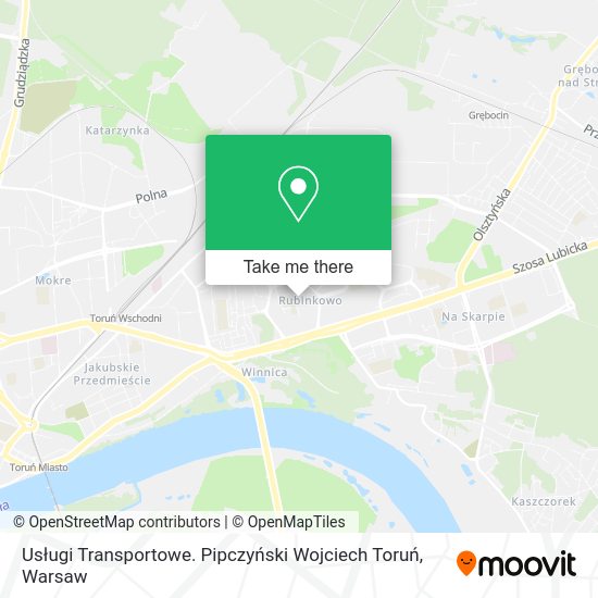 Usługi Transportowe. Pipczyński Wojciech Toruń map