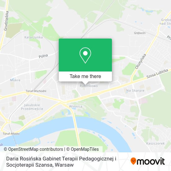 Daria Rosińska Gabinet Terapii Pedagogicznej i Socjoterapii Szansa map