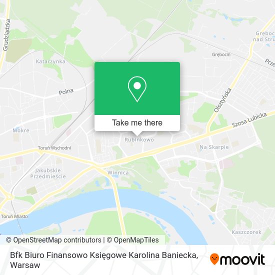 Bfk Biuro Finansowo Księgowe Karolina Baniecka map