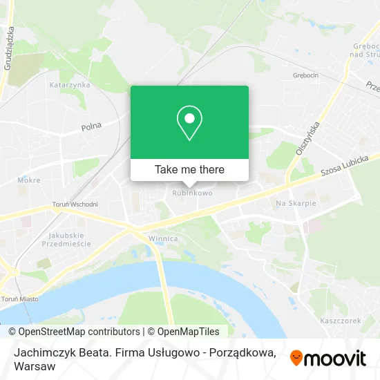 Jachimczyk Beata. Firma Usługowo - Porządkowa map