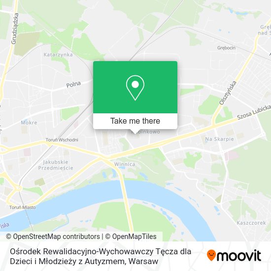 Ośrodek Rewalidacyjno-Wychowawczy Tęcza dla Dzieci i Młodzieży z Autyzmem map