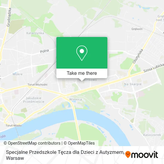 Specjalne Przedszkole Tęcza dla Dzieci z Autyzmem map