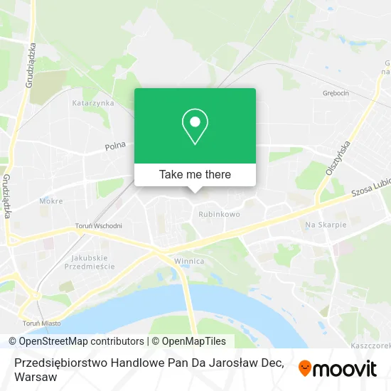 Przedsiębiorstwo Handlowe Pan Da Jarosław Dec map
