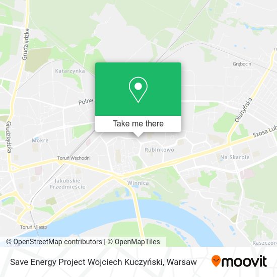 Save Energy Project Wojciech Kuczyński map