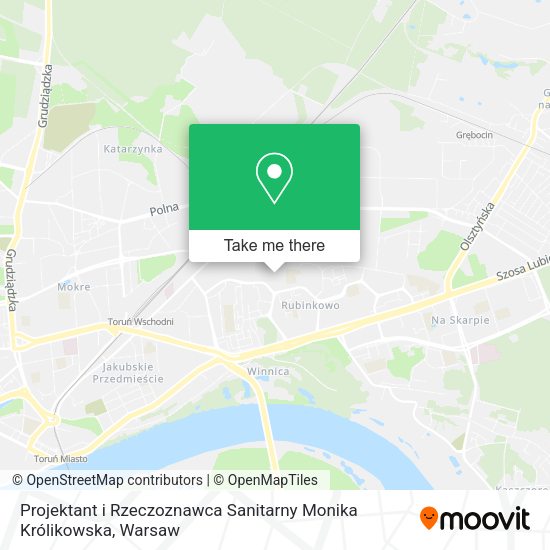 Projektant i Rzeczoznawca Sanitarny Monika Królikowska map