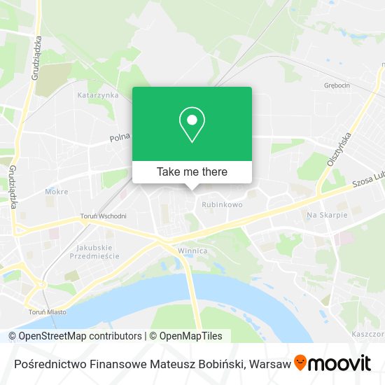 Pośrednictwo Finansowe Mateusz Bobiński map